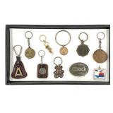 10 Pcs Keychain Medallions