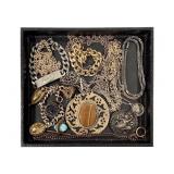 10 Pcs Chunky Metal Necklaces And Watches