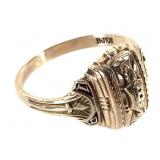 10K YG 1946 Class Ring 3.9g TW Sz.9