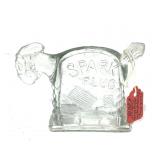 "Spark Plug" Glass Candy Container 1923