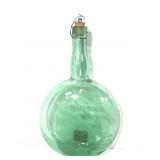 Early Round Bottom Green Corked Bottle