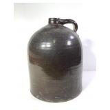 Ant. Brown Stoneware Jug Stamped B5