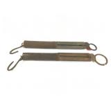 2 Pelouze Mfg Co Hanging Spring Scales