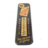 Vintage Tin Marvels Cigarettes Wall Thermometer