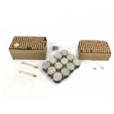 200+ Small Glass Vials & 12 Cobalt Glass Ointment