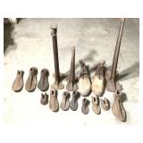Cast Iron Shoe Lasts + Wooden Shoe Stretchers