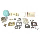 VTG & Antique Hair Pins & Wristwatch Boxes Buckles