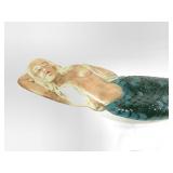 42" Large Chalkware Mermaid Wall Decor