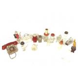 15 VTG Glass Candy Containers Dogs Phones +