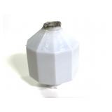 D&S Milk Glass Lightning Rod Ball