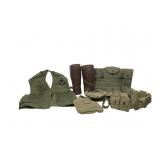 US Army Air Force Canvas Vest Water Satchel +