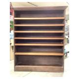Hardwood 7 Tier Bookshelf (Solid)