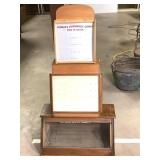 3 Sm. Slant Front Display Cases (1 is Comb Display