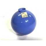 Blue Milk Glass Lightning Rod Ball