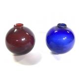 Red & Blue Lightning Rod Balls (2 Total)