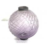 Purple Spiraled Lightning Rod Ball