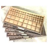 5 Type Cabinet Drawers w/ Divider Inserts