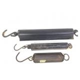 Three VTG Chatillons Hanging Spring Balance Scales