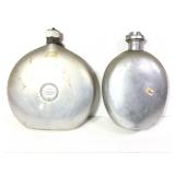 2 Universal Aluminum Canteens w/ Lids