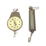 2 Vtg Hanson Hanging Spring Scales