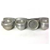 Four Commercial Wall Mounted Ashtrays