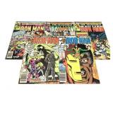 5 Marvel Iron Man # 143, 145, 148, 193, 195