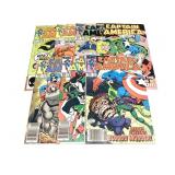 7Marvel Captain America 307- 313, 85