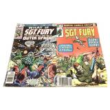 2 Marvel What If  & Blazing Battle w Sgt. Fury