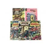2 Gold Key Comics & 3 MC Tomb of Dracula Comics