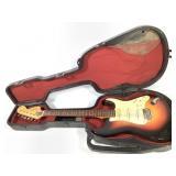 Electra Strat Style Electric Guitar w/ Hard Case