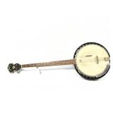 VTG Washburn 5 String Banjo Remo Weatherking Head