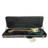 Jay Turser Hawk (Sparkle Green) w/ Hard Case