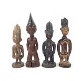 Yoruban Ibeji Figures Four