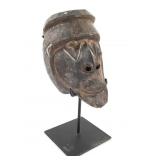 Ivory Coast Dan Figural Carved Wood Portrait