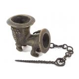 Brass Footed Pipe With Clearing Rod