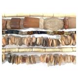 Natural Stone And Bone Beaded Necklaces Six