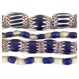 Large Glass Millefiori Style Beaded Necklaces