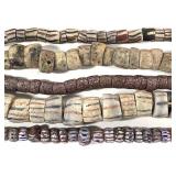 Glass Bead Millefiori Style Necklaces Five