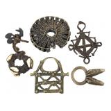 Dogon Amulets From Mali 5Pcs
