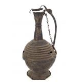 Metal Ridged Pitcher