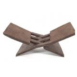 Wood Interlocked Book Stand