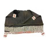 Beaded Button Cotton Skirt