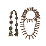 Bone Cowrie And Shell Adornments