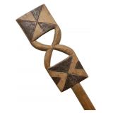Carved Wood Staff