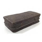 Wicker Basket With Lid