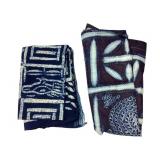 Yoruba Indigo Dyed Cloth 2 Pcs