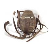 Cowrie Shell Jug With Leather Holder