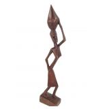 Interprative Modern Wood African Figural Statue