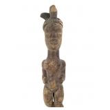 Carved Figurine With Pigment