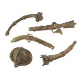 Asante Figural Weapon Gold Weights 6/8
